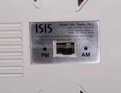 Radio Radio 20-1; Isis Electronics; (ID = 1616687) Radio