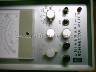 Universal-Röhrenvoltmeter MA 3034; Iskra; Kranj, (ID = 370515) Equipment