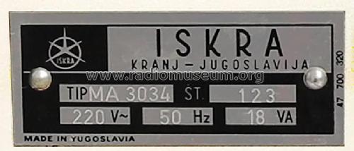 Universal-Röhrenvoltmeter MA 3034; Iskra; Kranj, (ID = 2304229) Equipment