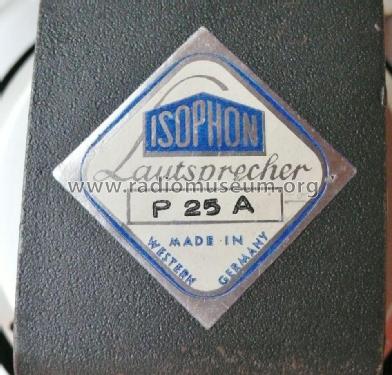 Rund-Lautsprecher P25A; Isophon, E. Fritz & (ID = 1775713) Speaker-P
