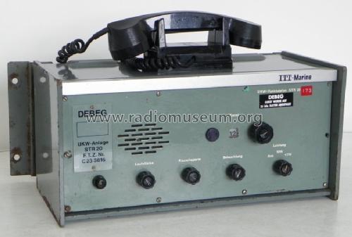 VHF Radio Telephone STR-20; ITT, International (ID = 1223355) Commercial TRX
