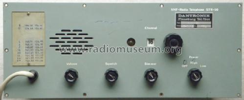 VHF Radio Telephone STR-20; ITT, International (ID = 1223363) Commercial TRX