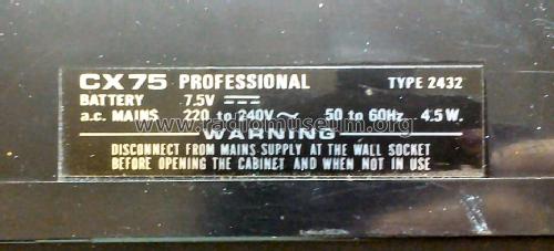 Professional CX75 2432; ITT-KB; Foots Cray, (ID = 1711563) R-Player