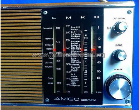 AMIGO 100 automatic 52150301; ITT Schaub-Lorenz (ID = 1184192) Radio