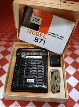 2 Band 8 Transistor 871; ITT, International (ID = 1209221) Radio