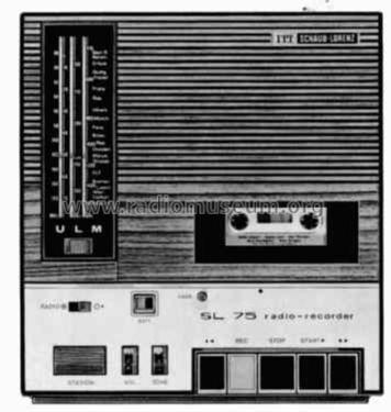 Radio-Recorder SL75 53310523; ITT Schaub-Lorenz (ID = 377003) Radio