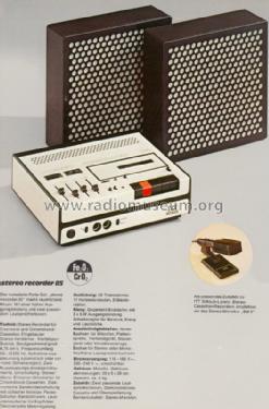 Stereo Recorder 85; ITT Schaub-Lorenz (ID = 1237587) Enrég.-R