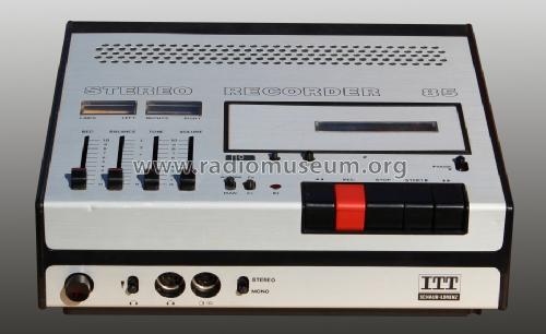 Stereo Recorder 85; ITT Schaub-Lorenz (ID = 1471561) Enrég.-R