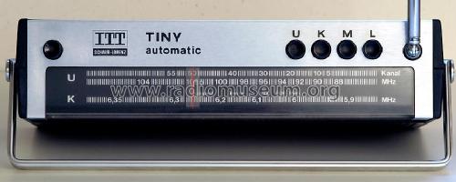 TINY automatic 103 5213 05 85; ITT Schaub-Lorenz (ID = 206860) Radio