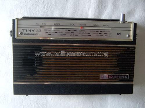 Tiny automatic 33; ITT Schaub-Lorenz (ID = 1434011) Radio