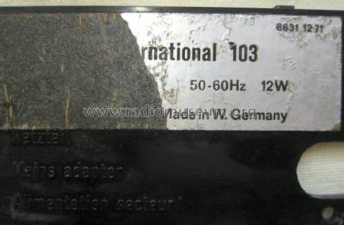 Touring International 103 52151401; ITT Schaub-Lorenz (ID = 1721189) Radio