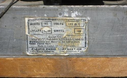 556 Ch= 55; Pacific Radio (ID = 1327637) Radio
