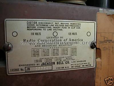 62 'Swan' or 'Peacock' ; Jackson-Bell Co. pre (ID = 474742) Radio