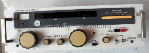 Receiver NRD-72; JRC Japan Radio Co., (ID = 1501467) Commercial Re