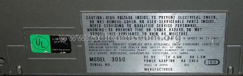 3050; JVC - Victor Company (ID = 1680041) Fernseh-R