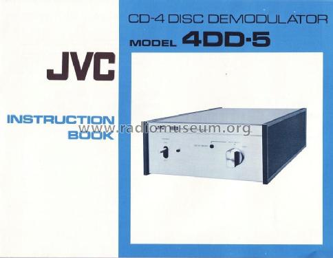 CD-4 Disc Demodulator 4DD-5; JVC - Victor Company (ID = 577361) Misc