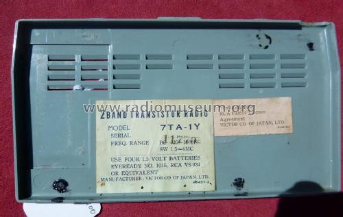 Hi-Delity All Wave - Transistor Seven - 2 Band Transistor Radio 7TA-1Y; JVC - Victor Company (ID = 1732082) Radio