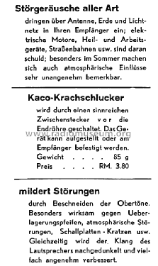 Krachschlucker ; Kaco, Kupfer-Asbest- (ID = 1587070) Altri tipi