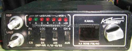 Autofunk KA 9018 FM 40; Kaiser Electronic (ID = 974311) Citizen