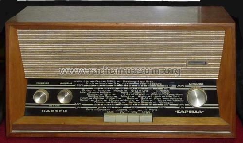 Capella ; Kapsch & Söhne KS, (ID = 1418428) Radio
