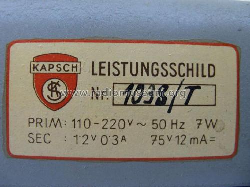 Netzanschlussgerät NG1350; Kapsch & Söhne KS, (ID = 651624) Power-S