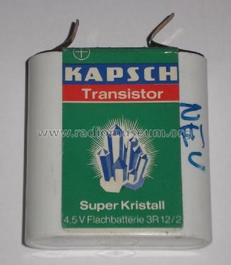 Transistor - Super-Kristall 4,5 V Flachbatterie 3R12/2; Kapsch & Söhne KS, (ID = 1730189) Power-S