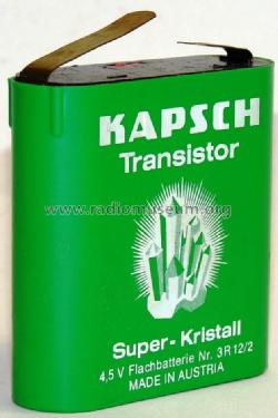 Transistor - Super-Kristall 4,5 V Flachbatterie 3R12/2; Kapsch & Söhne KS, (ID = 728115) Power-S
