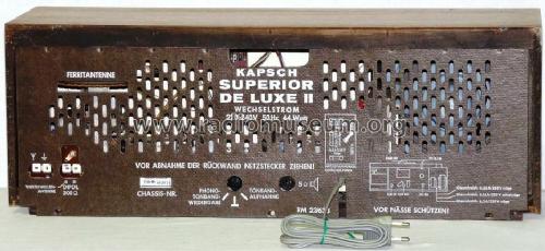 Superior de Luxe II ; Kapsch & Söhne KS, (ID = 1052567) Radio