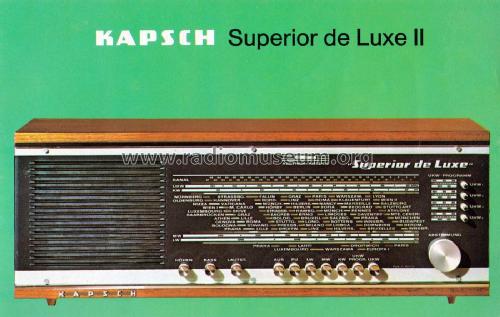 Superior de Luxe II ; Kapsch & Söhne KS, (ID = 1865318) Radio