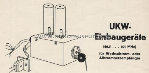 UKW-Einbaugerät ; Kapsch & Söhne KS, (ID = 111323) Converter