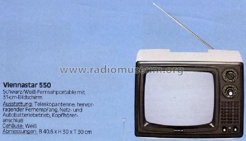 Viennastar 550 VS550; Kapsch & Söhne KS, (ID = 849245) Television