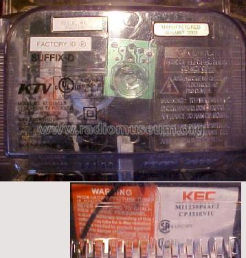 KTV KT1210/CLR; KEC-Astron Phils, (ID = 1009642) Television