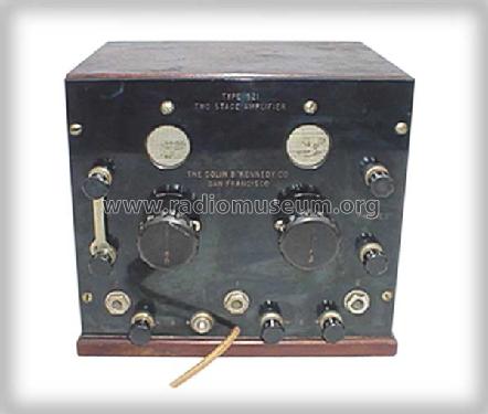 521 Amplifier; Kennedy Co., Colin B (ID = 256163) Ampl/Mixer