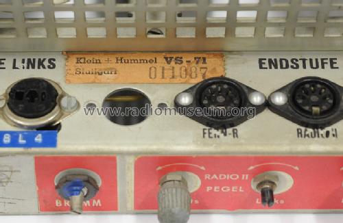 Telewatt Stereo-Nova VS-71 H; Klein & Hummel; (ID = 957844) Ampl/Mixer