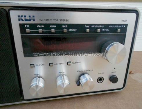 FM Table Top Stereo TR-82; KLH R&D Co.; (ID = 1182697) Radio