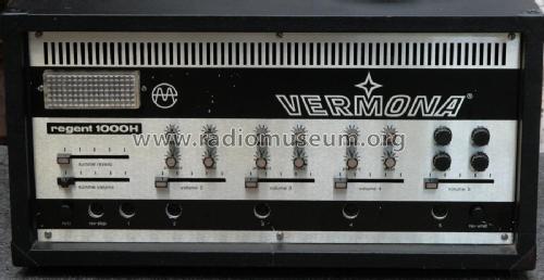 Vermona Regent 1000H; Klingenthaler (ID = 2758419) Ampl/Mixer