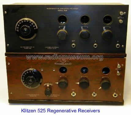 Paramount Regenerative Receiver 525; Klitzen Radio (ID = 1246059) Radio