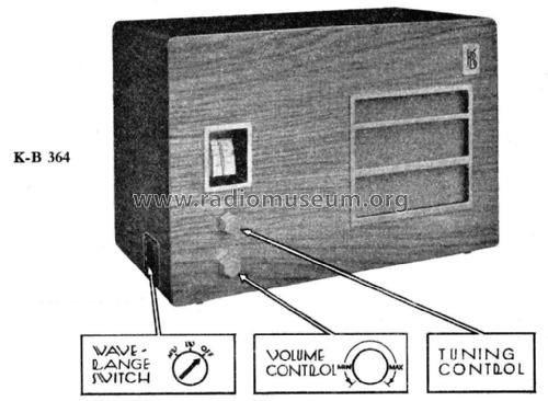 KB 364; Kolster Brandes Ltd. (ID = 2075713) Radio