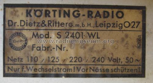 Cyclo-Super S2401WL; Körting-Radio; (ID = 482948) Radio