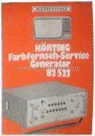 Farbfernseh-Service-Generator 82-522; Körting-Radio; (ID = 1393761) Equipment