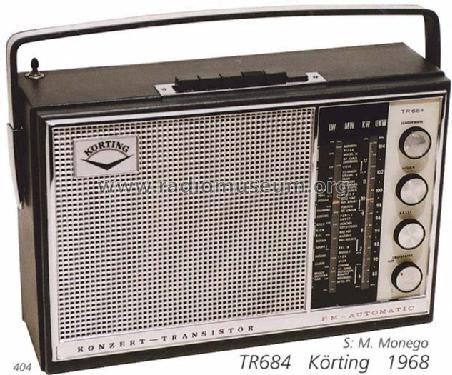 Konzert Transistor FM-Automatic TR684; Körting-Radio; (ID = 348) Radio