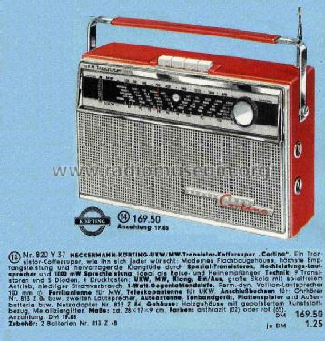 Cortina 24050 Art. Nr. 820/37 ; Neckermann-Versand (ID = 698655) Radio