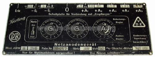 Netzanodengerät ANW-2208/IX ANW-9-2208; Körting-Radio; (ID = 1844791) Power-S