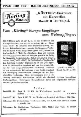 R110WL; Körting-Radio; (ID = 1311405) Radio