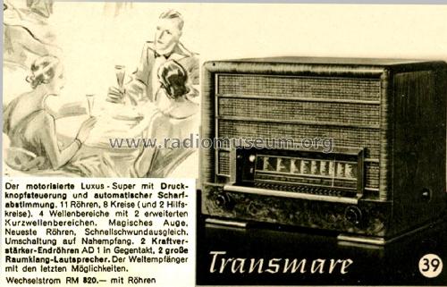 Transmare 39W; Körting-Radio; (ID = 2658125) Radio