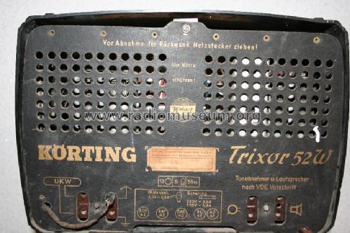 Trixor 52W; Körting-Radio; (ID = 268055) Radio