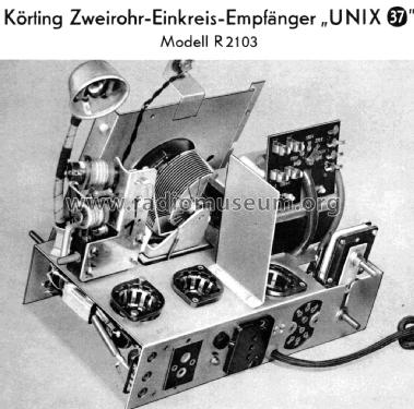 Unix 37W R2103W; Körting-Radio; (ID = 2098798) Radio