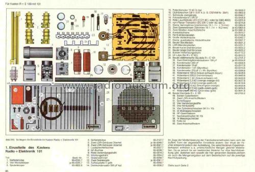 Radio + Elektronik Erweiterung 101; Kosmos, Franckh´sche (ID = 149450) Kit