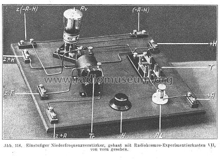 Radio-Experimentierkasten VII ; Kosmos, Franckh´sche (ID = 96879) Kit