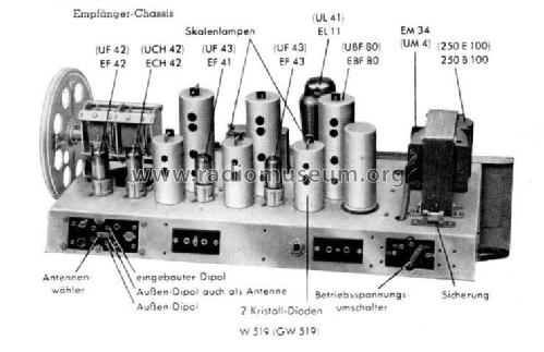 Weltfunk W519; Krefft AG, W.; (ID = 538647) Radio